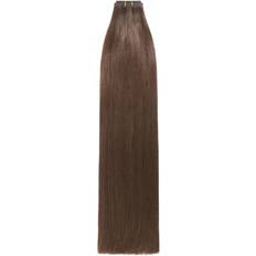 Best Hair Wefts Cliphair Remy Royale Flat Weft Hair Extension 18 inch #4 Medium Brown