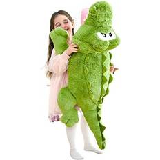 IKASA IKASA Giant Crocodile Stuffed Animal Plush Toys,78cm Soft Toy Alligator Large Cute Huge Jumbo Big Size Kawaii Fluffy Plushy Fat Plushie,Gifts for Kids