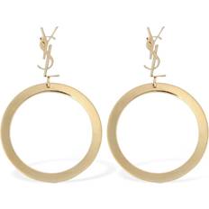 Saint Laurent Hoop Earrings - Gold