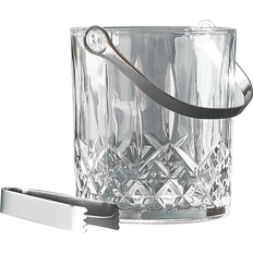 Glass Ice Buckets Aida Harvey with Tongs Ice Bucket 2pcs 1L