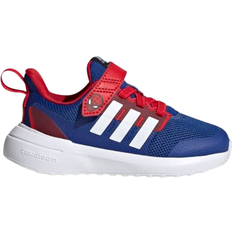 Adidas Infant X Marvel Fortarun 2.0 Spiderman Cloudfoam Elastic Lace Top Strap Shoes - Royal Blue/Cloud White/Better Scarlet