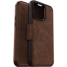 OtterBox Mobile Phone Covers OtterBox iPhone 15 Pro Max Case Strada Series for MagSafe Espresso Brown
