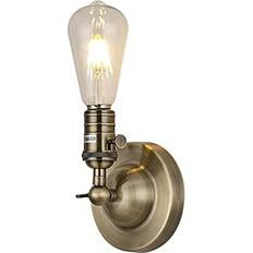 Loxton Lighting Loxton Metal Plated Vintage Sconce Wall light