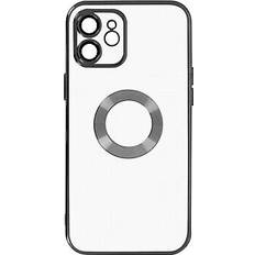 Avizar IPhone 12 Silicone Case Camera tected Black Chrome Contour