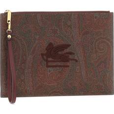 Etro Paisley Pouch With Embroidery Women