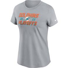 Nike Miami Dolphins Gray 2023 NFL Playoffs Iconic T-Shirt