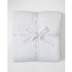 Barefoot Dreams CozyChic Ribbed Blankets White