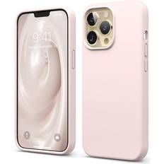 Elago Compatible with iPhone 13 Pro Case, Liquid Silicone Case, Full Body Screen Camera Protective Cover, Shockproof, Slim Phone Case, Anti-Scratch Soft Microfiber Lining, 6.1 inch Lovely Pink