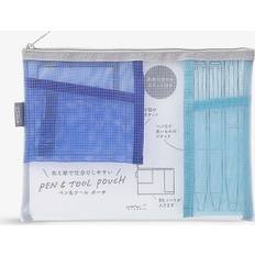 Midori Pen & Tool Pouch Mesh Light Blue