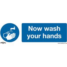 Loops 10x NOW WASH YOUR HANDS Health & Safety Sign