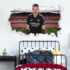 Arsenal FC Sports Fan Products Arsenal Aaron Ramsdale 23/24 Broken Wall Sticker 90x50cm