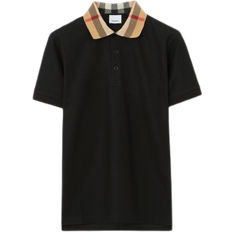 Burberry Men Clothing Burberry Polo Shirt - Black