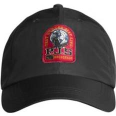 Parajumpers Headgear Parajumpers Mens Patch Logo Bravo Black Baseball Cap One