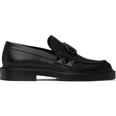 Valentino Garavani Stud Sign Loafers - Black