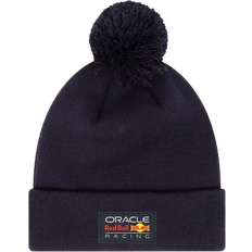 New Era Red Bull Essential Bobble Knit Beanie Hat - Blue