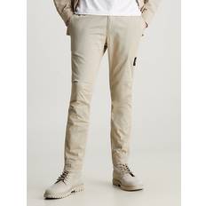 Calvin Klein Beige Trousers Calvin Klein Skinny Chino aus Baumwoll-Twill