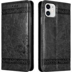 Apple iPhone 11 Wallet Cases Cadorabo Black Case for Apple iPhone 11 Cover Book Wallet Protection PU Leather Magnetic Etui