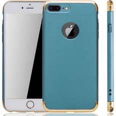 König Design Apple iphone 7 plus hülle case handy cover schutz tasche schutzhülle etui blau