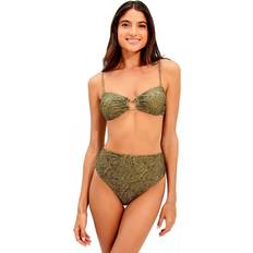 Vix Women's Ortiz Hot Pant Printed Bikini Bottom neutral