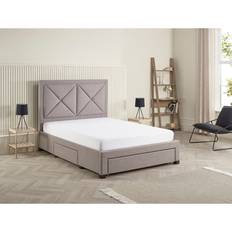 Ebern Designs Hariz Upholstered Bed Frame with 3