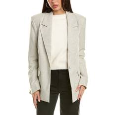 WeWoreWhat Relaxed Wool Blazer in Grey. XS, M, L, XL