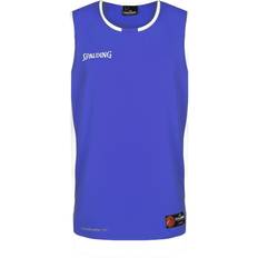 3XL - Unisex Tank Tops Spalding Hustle Tanktop Herren blau weiß