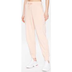 Orange - Women Trousers Emporio Armani Women's Iconic Terry Pants with Cuffs, Apricot
