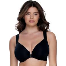 Paramour Felina Utopia Front-Close Racerback T-Shirt Bra Black, 32C