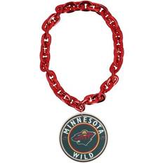 FanFave Red Minnesota Wild Team Logo Chain