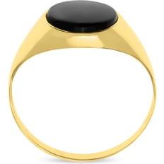 Freemans Signet Ring - Gold/Onyx