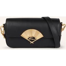 Karl Lagerfeld Bags Karl Lagerfeld K/signature Fan Small Crossbody Bag, Woman, Black, Size: One size One size