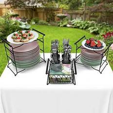 Sorbus 7-Piece Stackable Buffet Caddy Holder