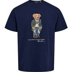 Polo Ralph Lauren T-shirts Polo Ralph Lauren Printed Bear Crew Neck T-shirt - Newport Navy