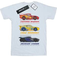 Cars Racer Profile Cotton T-Shirt White 12-13