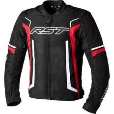 Rst Pilot Evo Motorrad Textiljacke, schwarz-weiss-rot, Größe