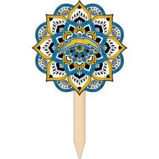 Fan Creations Los Angeles Chargers 18 12 Mandala Yard Stake