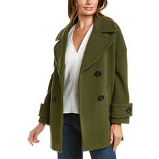 Nylon Coats Cinzia Rocca Icons Short Wool & Cashmere-Blend Coat