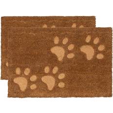 Nicola Spring Coir Door Mats Brown cm