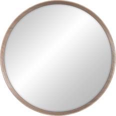 Beige Wall Mirrors BigBuy Home Beige Natural Wall Mirror