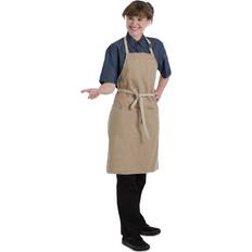 Chef Works Urban Austin Denim Bib Apron Brown