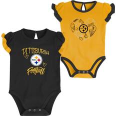 S Bodysuits Outerstuff NFL Mädchen Baby 2er Body-Set Pittsburgh Steelers