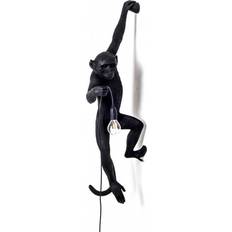 Seletti Monkey Black Wall lamp