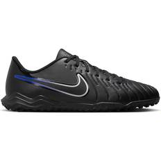7.5 - Turf (TF) Football Shoes Nike Tiempo Legend 10 Club TF - Black/Hyper Royal/Chrome