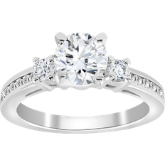 Pompeii3 Engagement Ring - White Gold/Diamonds