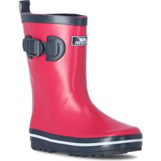 Pink Wellingtons Trespass Boy's Boys Girls March Waterproof Welly Wellington Boots Pink years/9