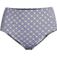 Lands' End Bikini Bottoms Lands' End Women Plus Chlorine Resistant Smocked High Waisted Bikini Swim Bottoms