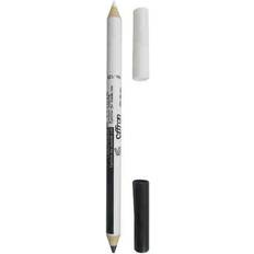 Saffron Black & White Double-Ended Eyeliner Pencil