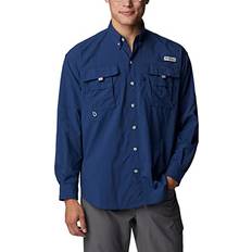 Columbia Men's Bahama II Long Sleeve Shirt, Carbon, 4X Tall