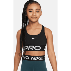 Nike Girls' Dri-FIT Novelty Pro Sports Bra, XL, Black