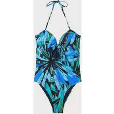Desigual Women Swimsuits Desigual Badeanzug Rainforest 23SWMK35 Blau
